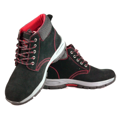 Tekway new steel toe work boots black high-top industrial safety shoes lightweight structure unisex lightweight non-slip