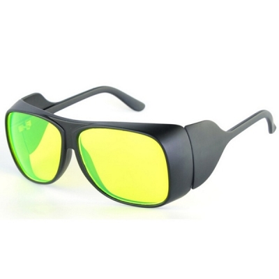Mirror len safety goggle_green color len_eye spectacle[Shanghai Techway]